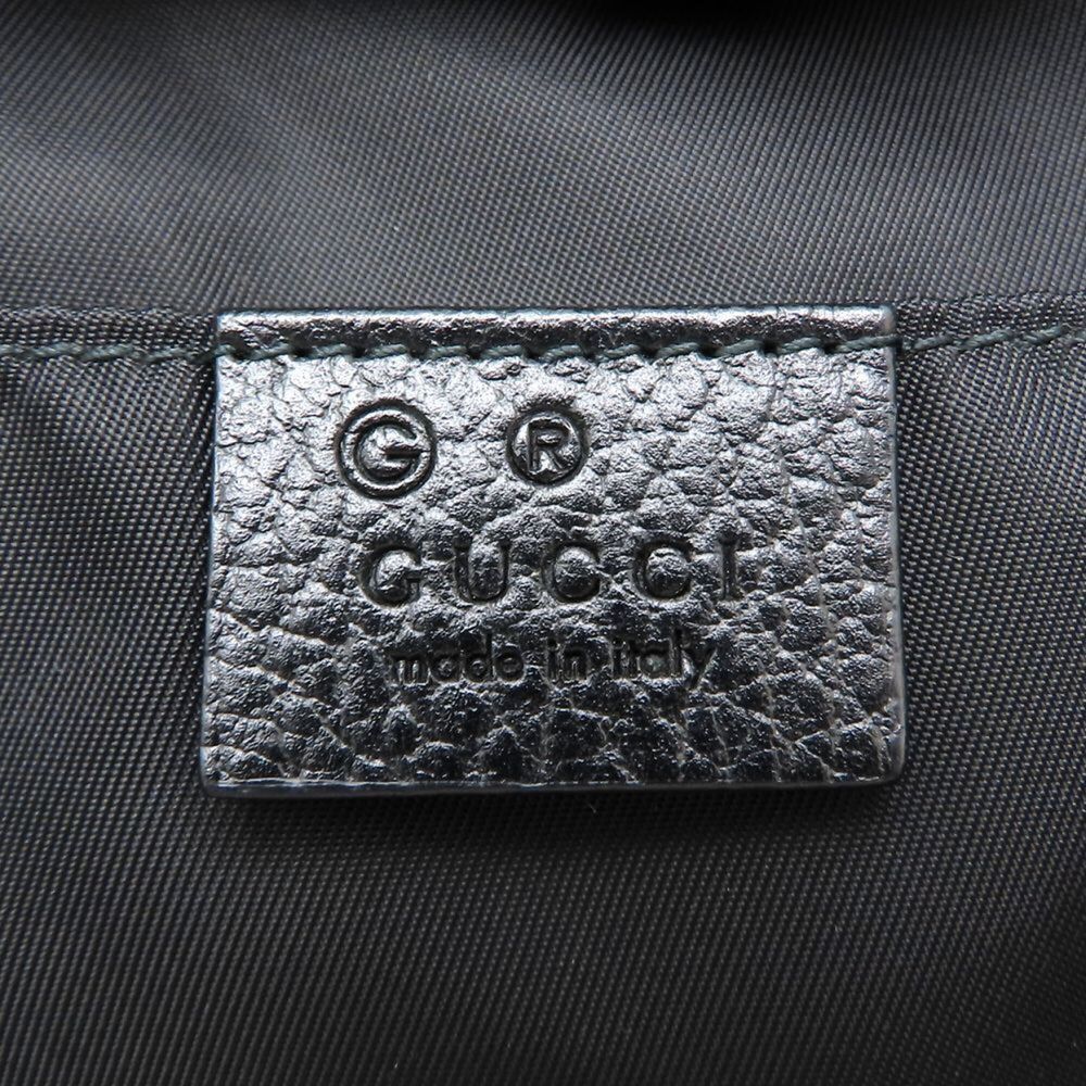 GUCCI Black Leather Backpack - Picture 7 of 16